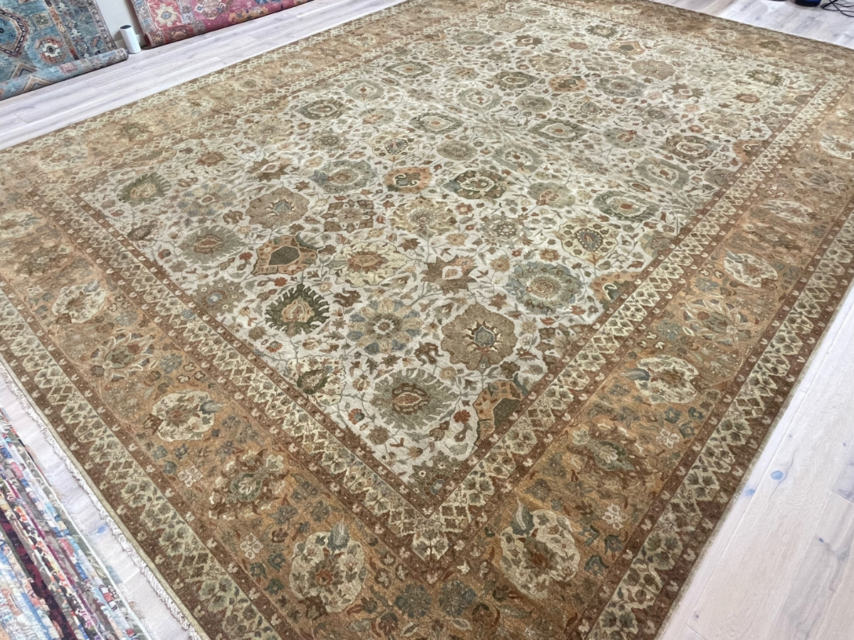 Large Fine Bhadohi Rug