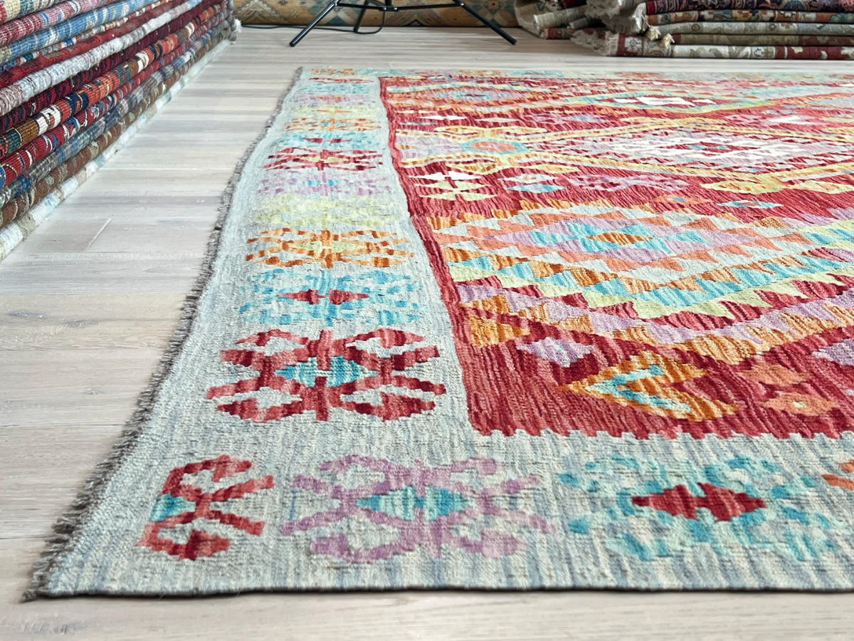 Large Kundoz Kilim Rug