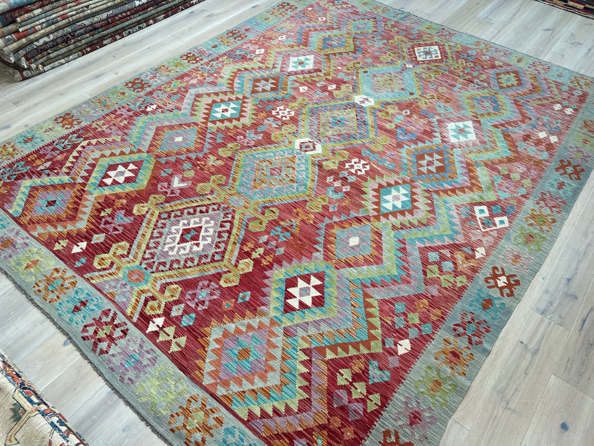 Large Kundoz Kilim Rug