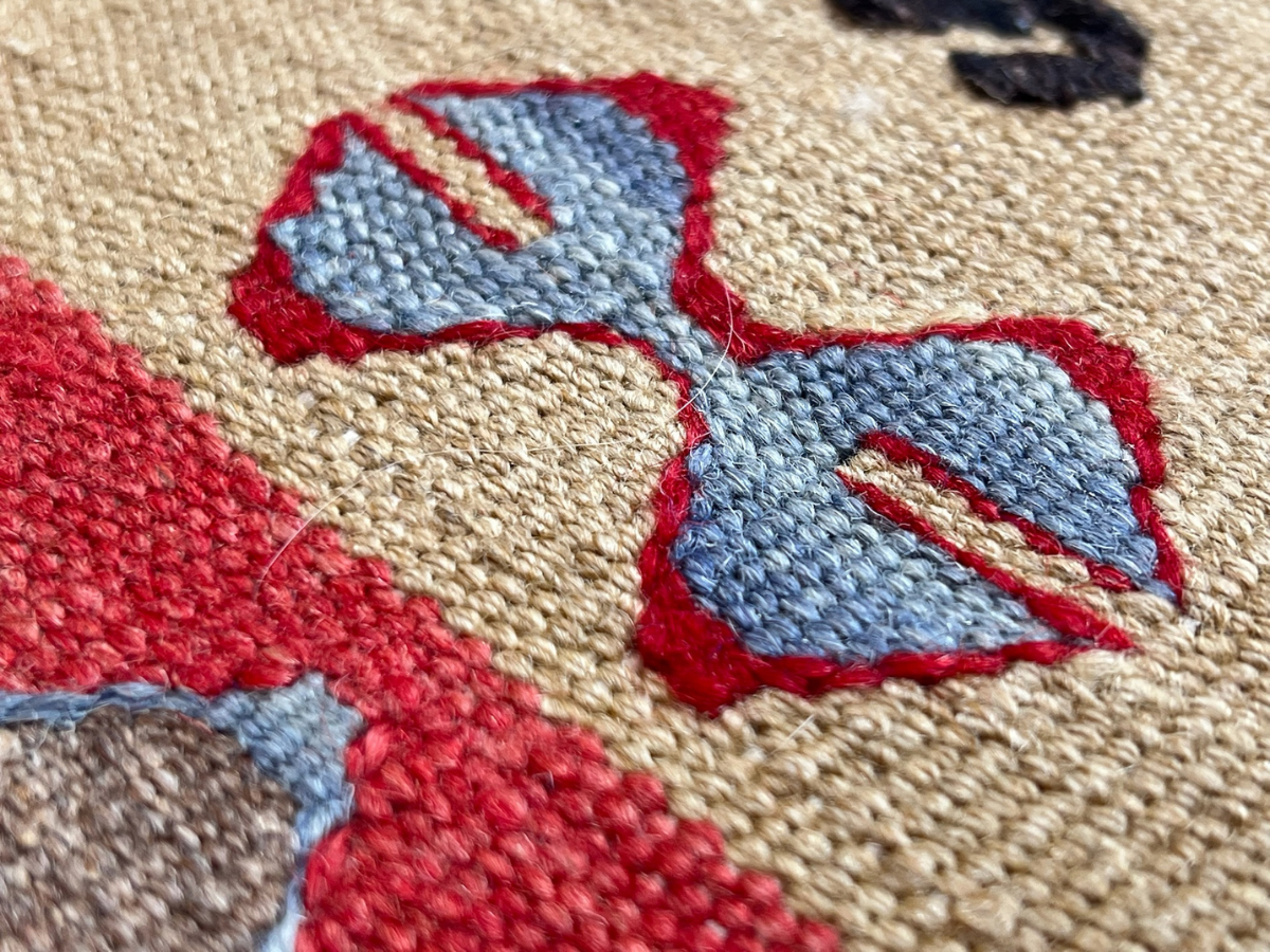 Vintage Yarn Kilim Rug