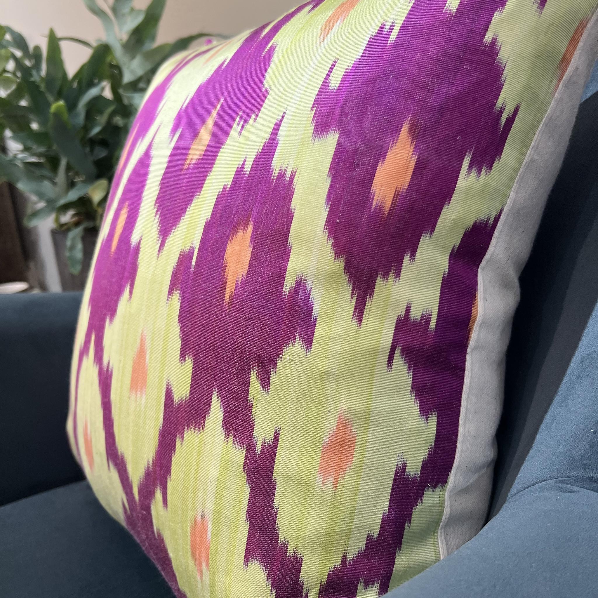 Silk Ikat Cushion