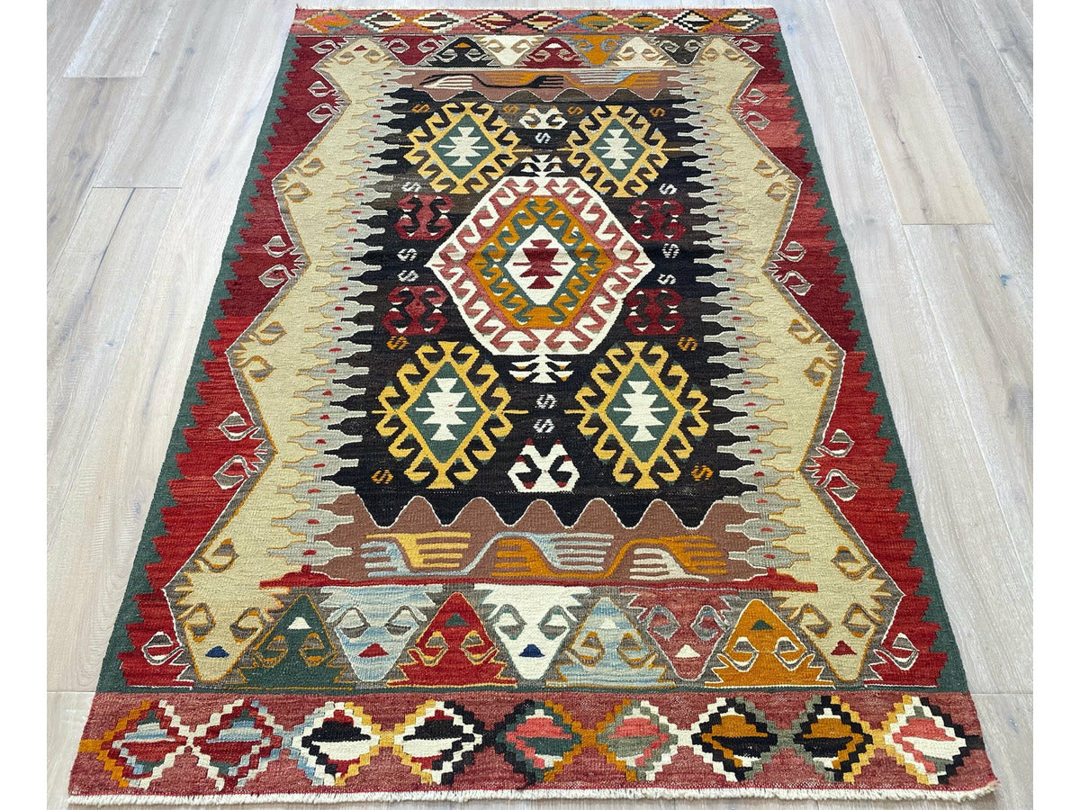 Vintage Yarn Kilim Rug