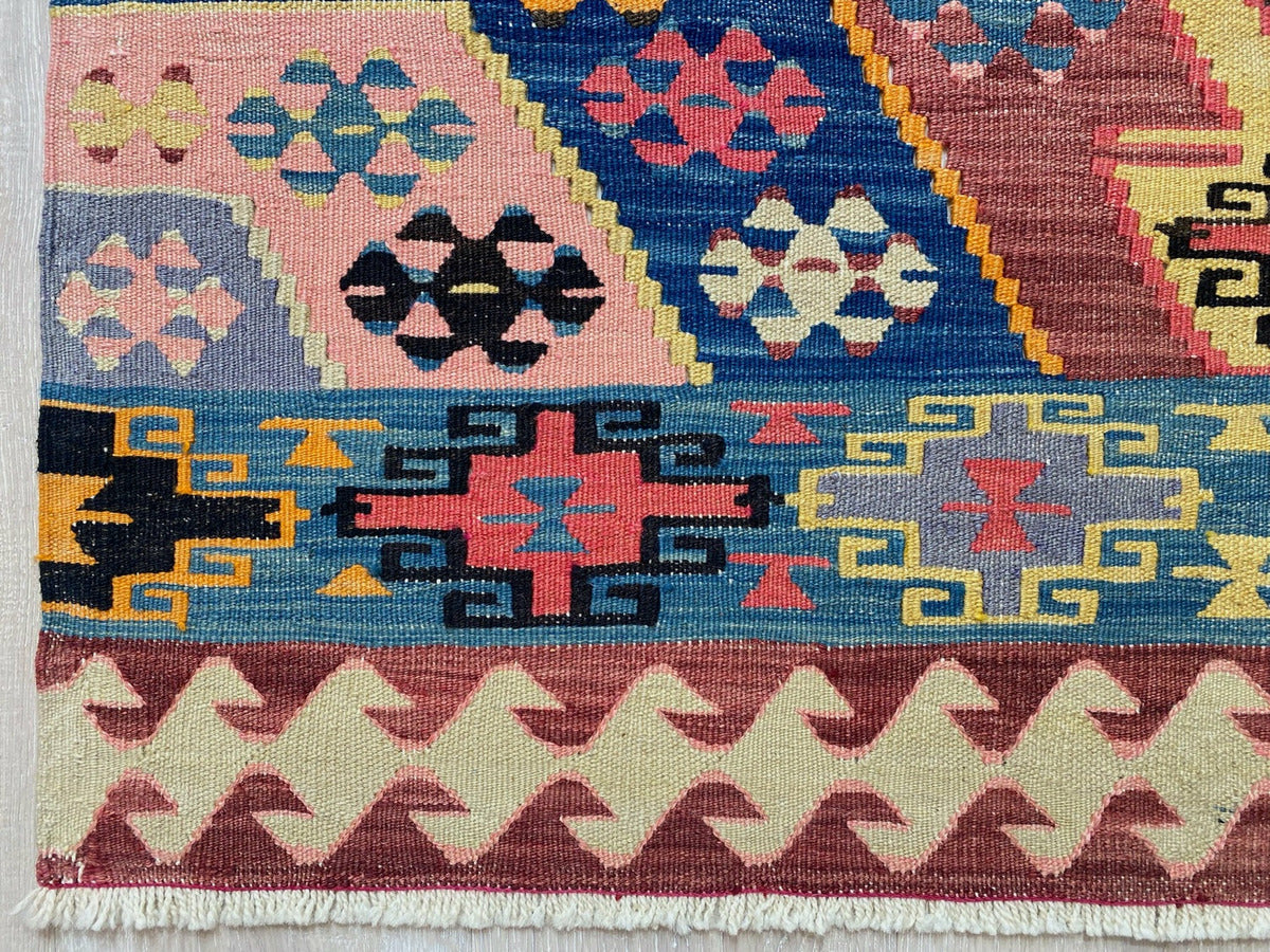Vintage Yarn Kilim Rug
