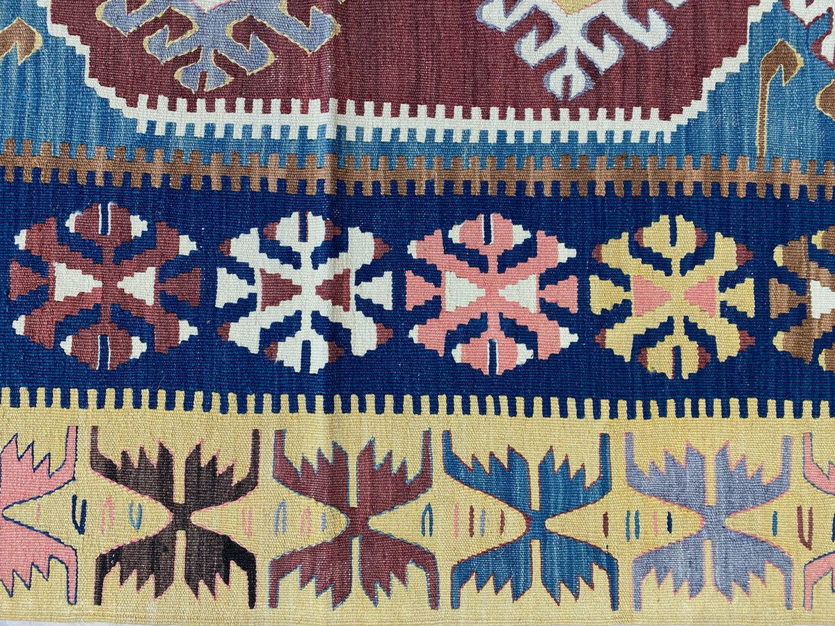 Vintage Yarn Kilim Rug