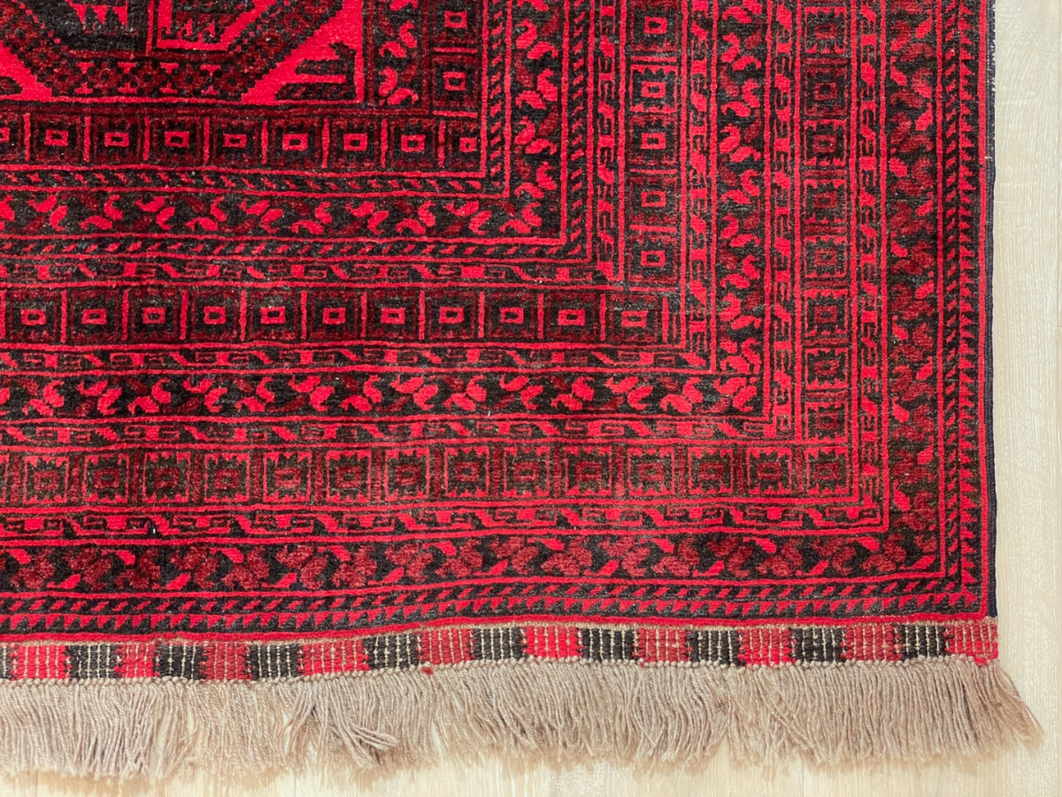 Old Afghan Nahzat Rug