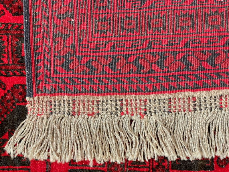Old Afghan Nahzat Rug