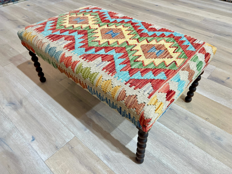 Kundoz Kilim Footstool