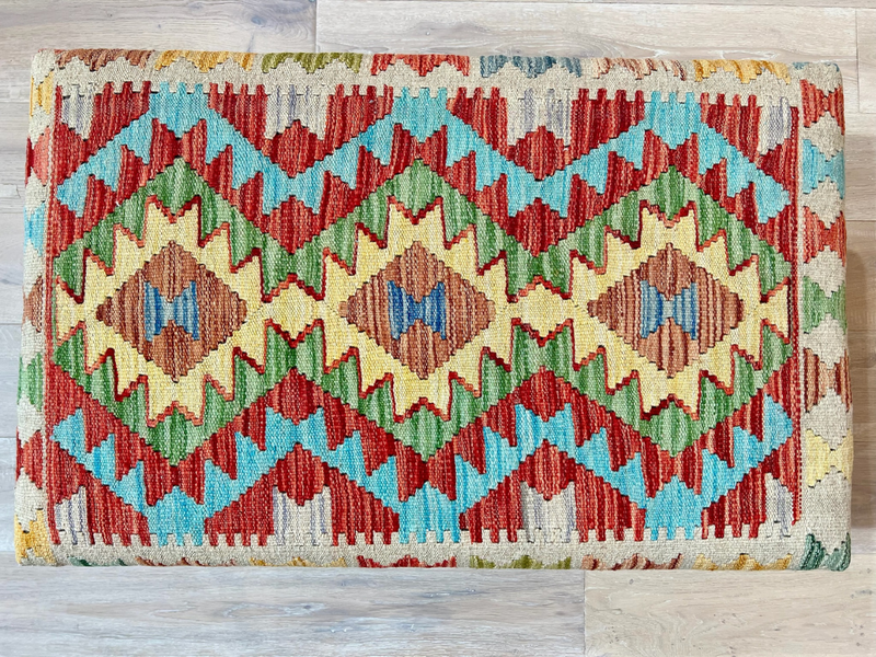 Kundoz Kilim Footstool
