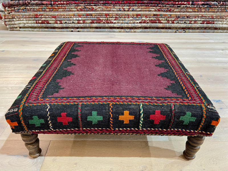 Vintage Soffreh Kilim Table