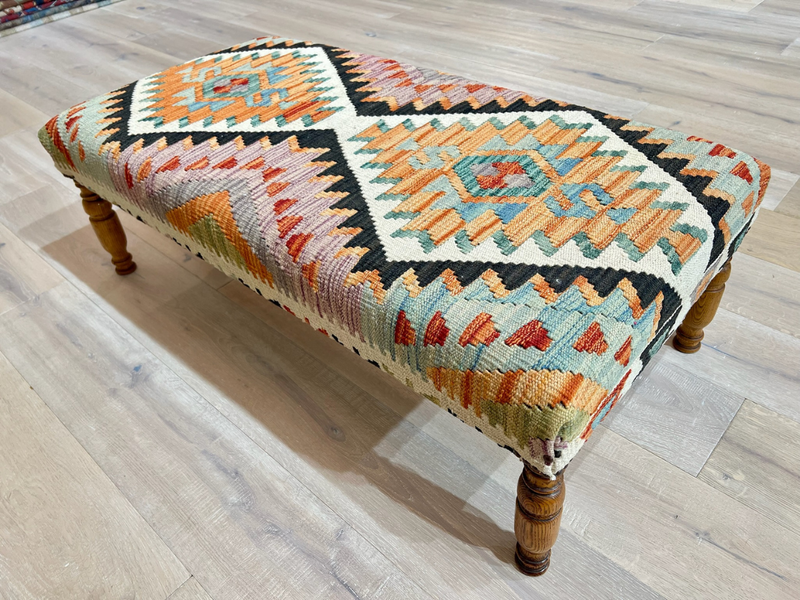 Kundoz Kilim Footstool