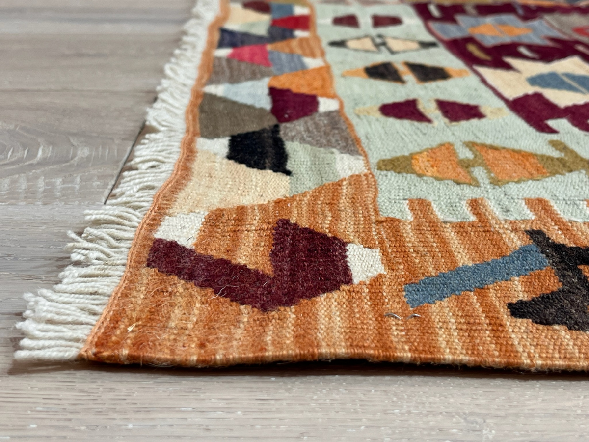 Vintage Yarn Kilim Rug
