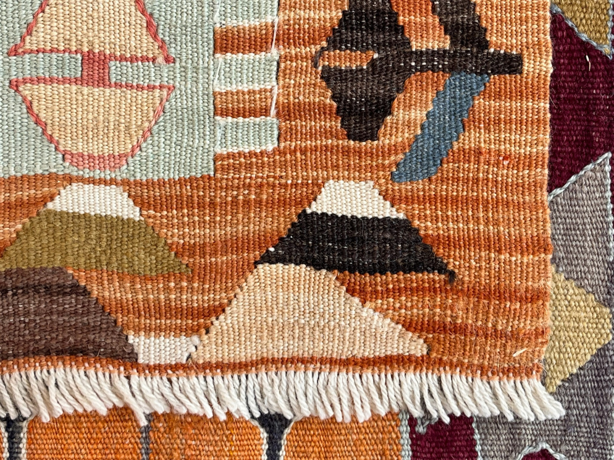 Vintage Yarn Kilim Rug