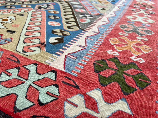 Vintage Yarn Kilim Rug