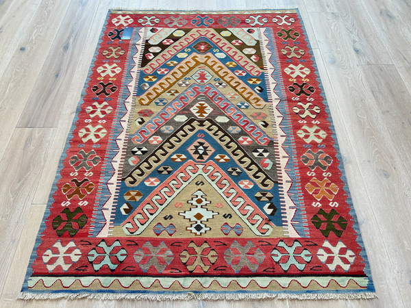 Vintage Yarn Kilim Rug