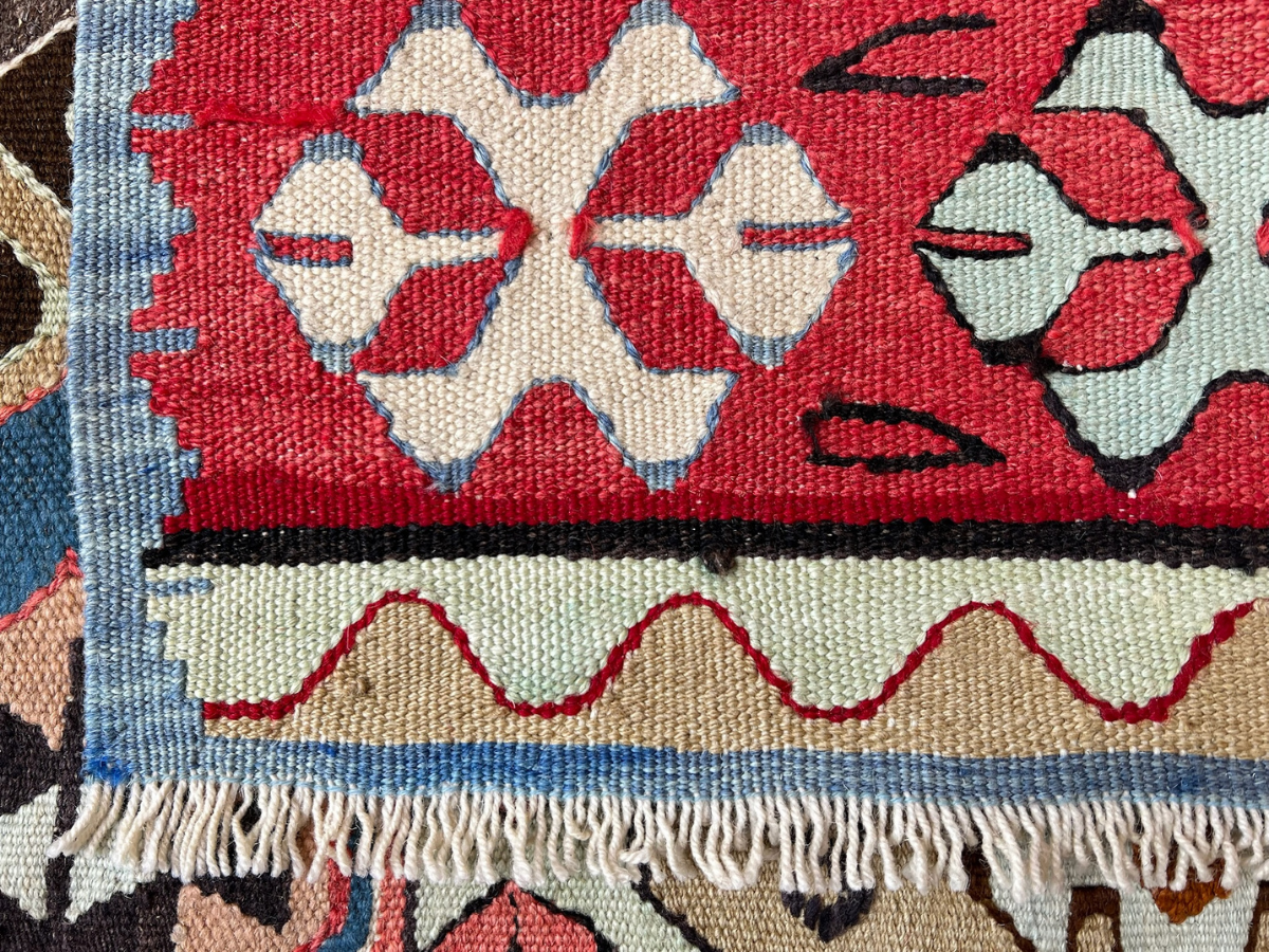 Vintage Yarn Kilim Rug