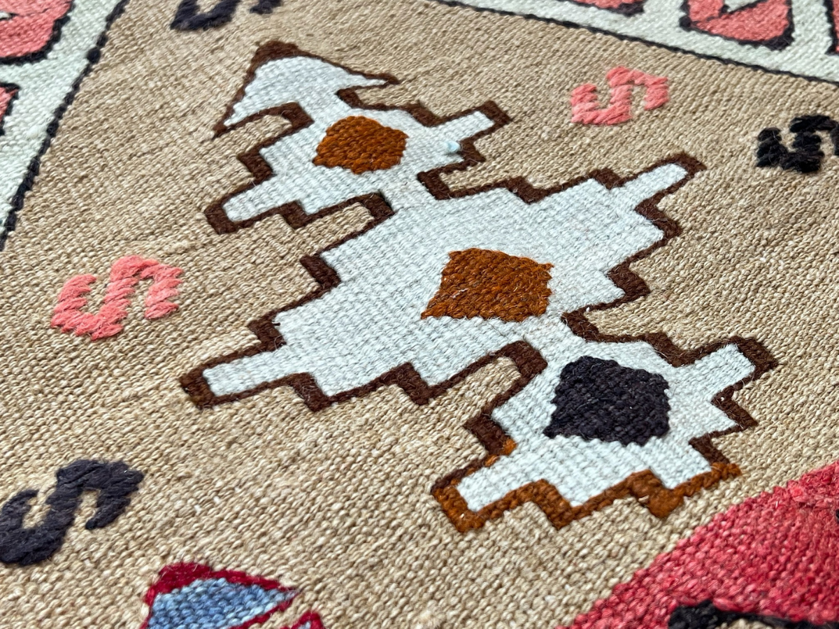Vintage Yarn Kilim Rug