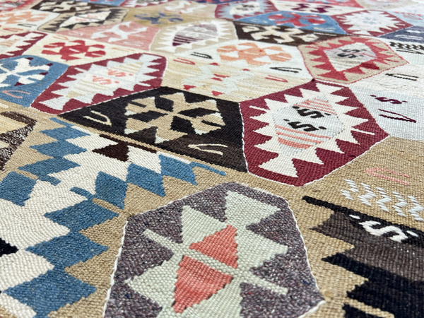 Vintage Yarn Kilim Rug