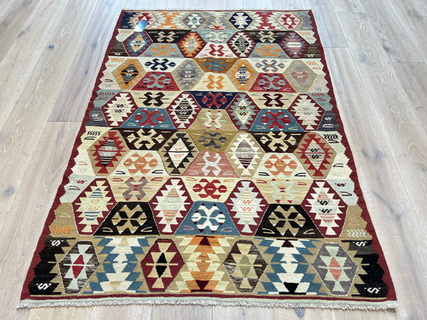 Vintage Yarn Kilim Rug