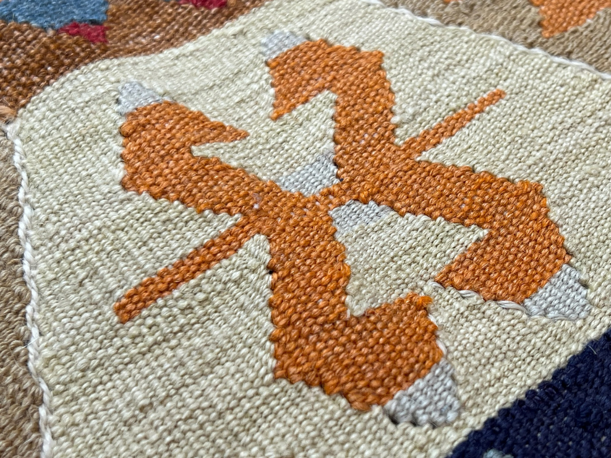 Vintage Yarn Kilim Rug