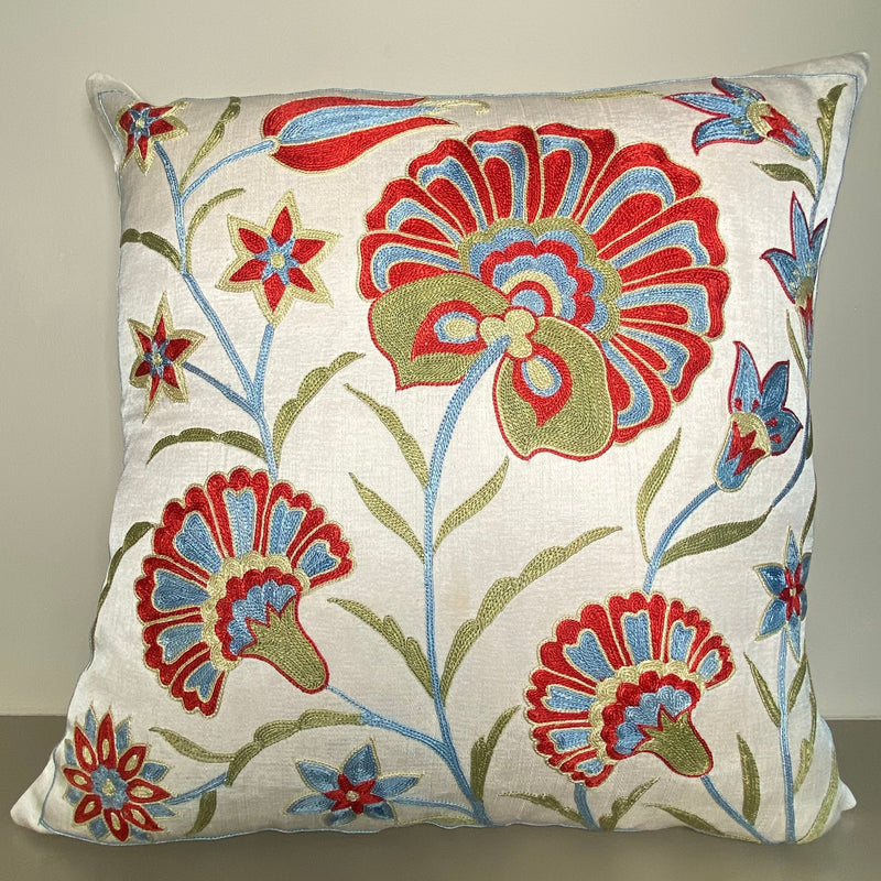 Fine Suzani Silk Cushion