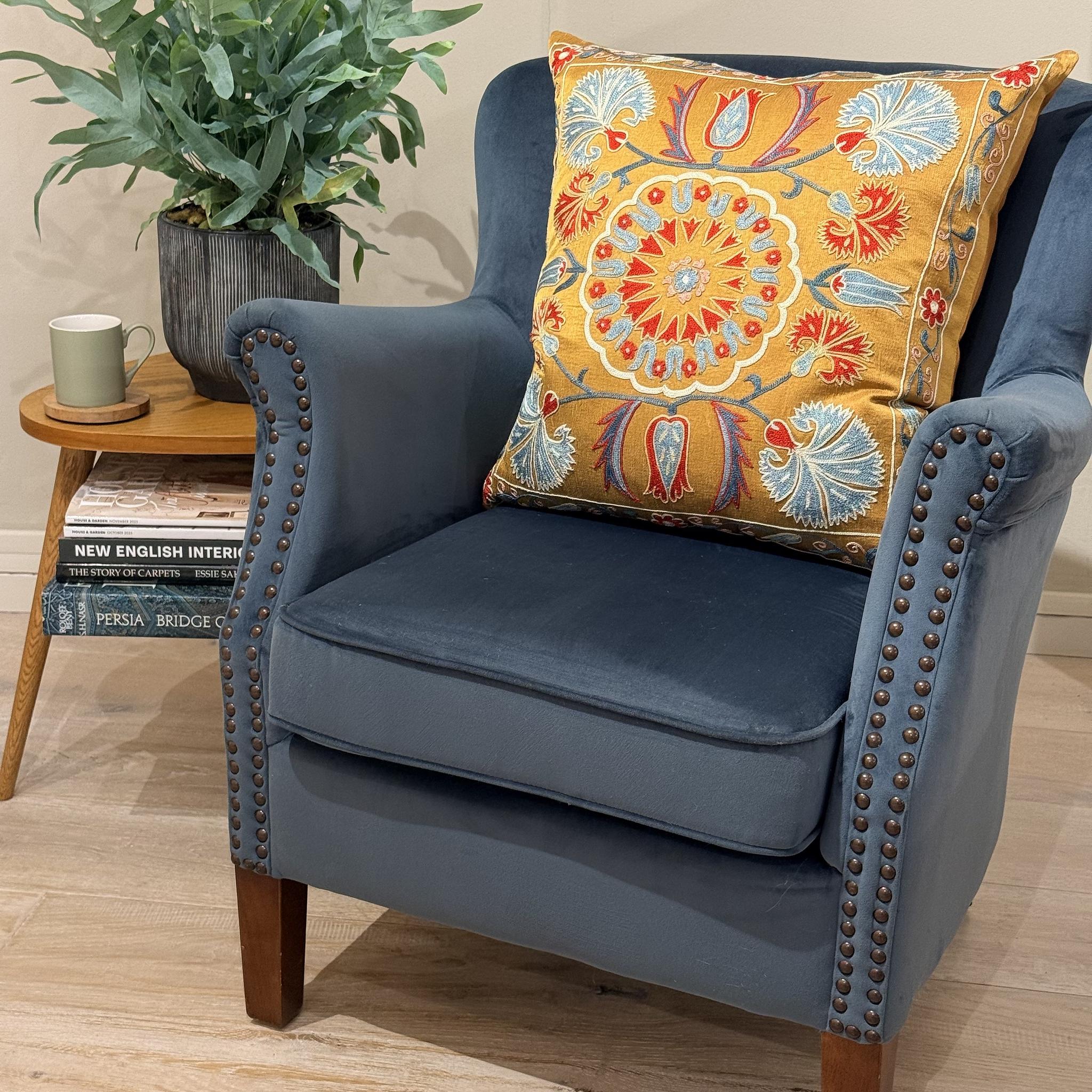 Fine Suzani Silk Cushion