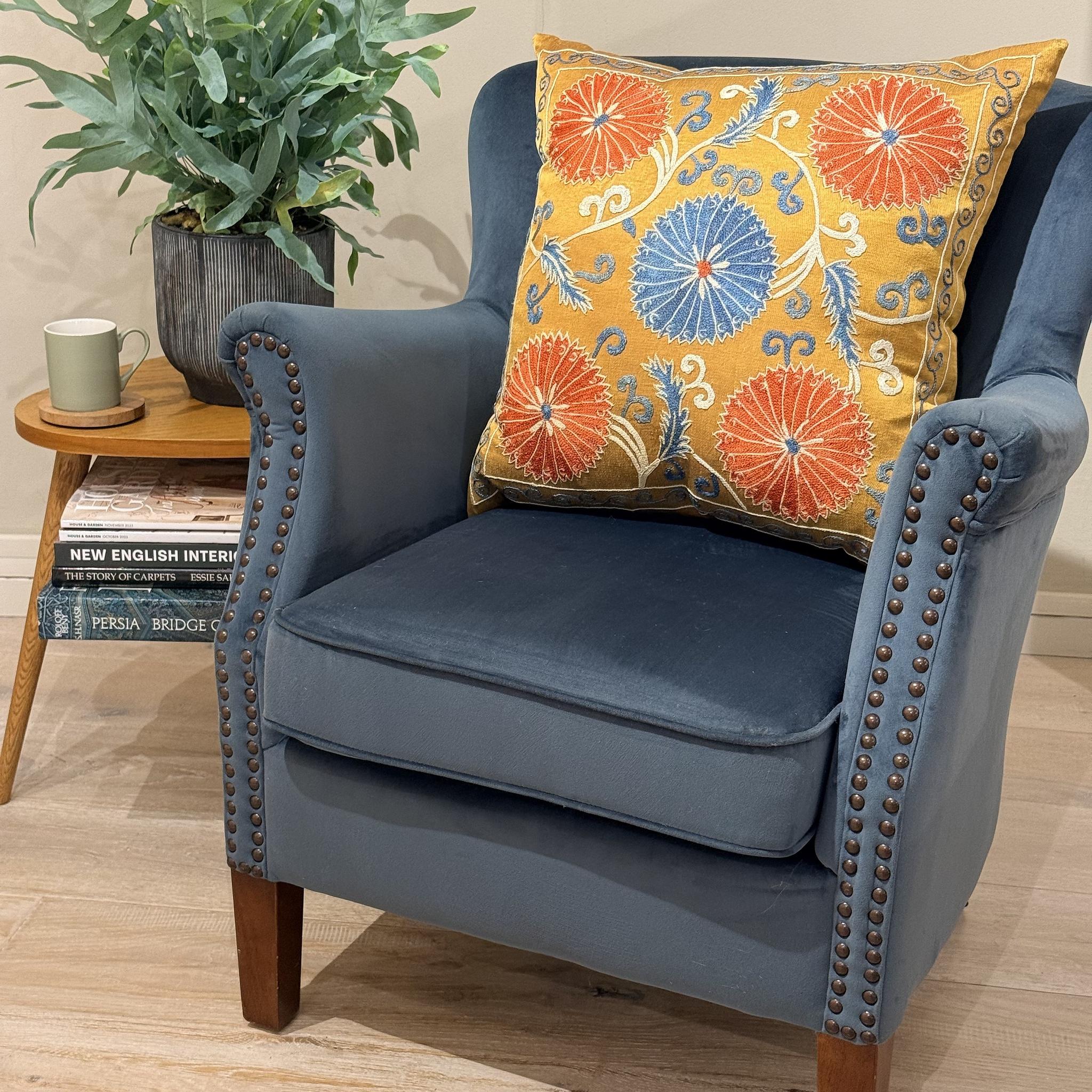 Fine Suzani Silk Cushion