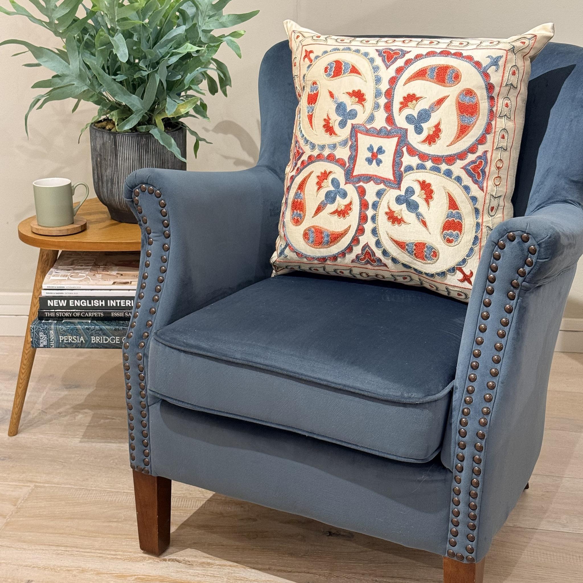 Fine Suzani Silk Cushion