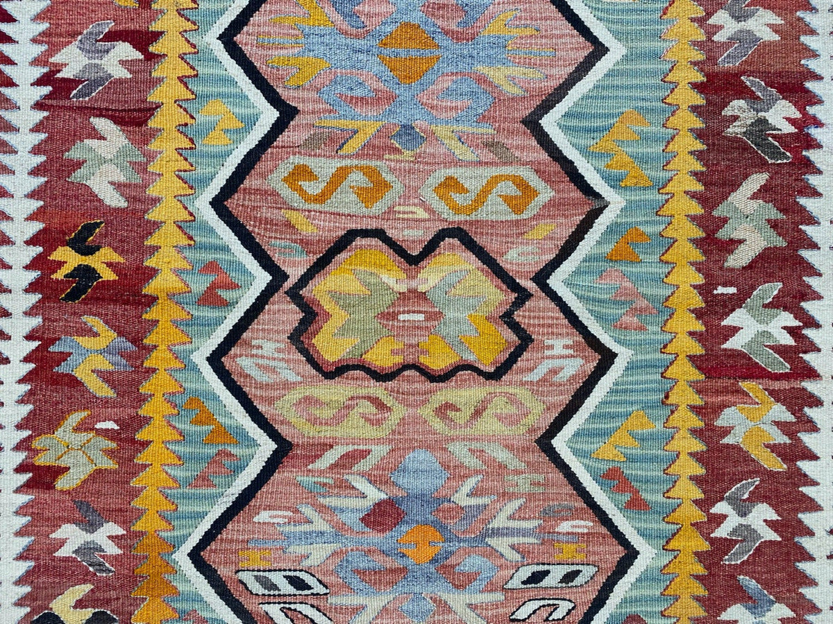 Vintage Yarn Kilim Rug