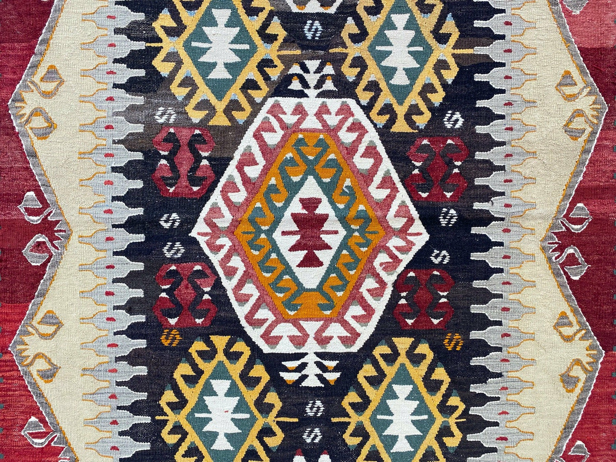 Vintage Yarn Kilim Rug