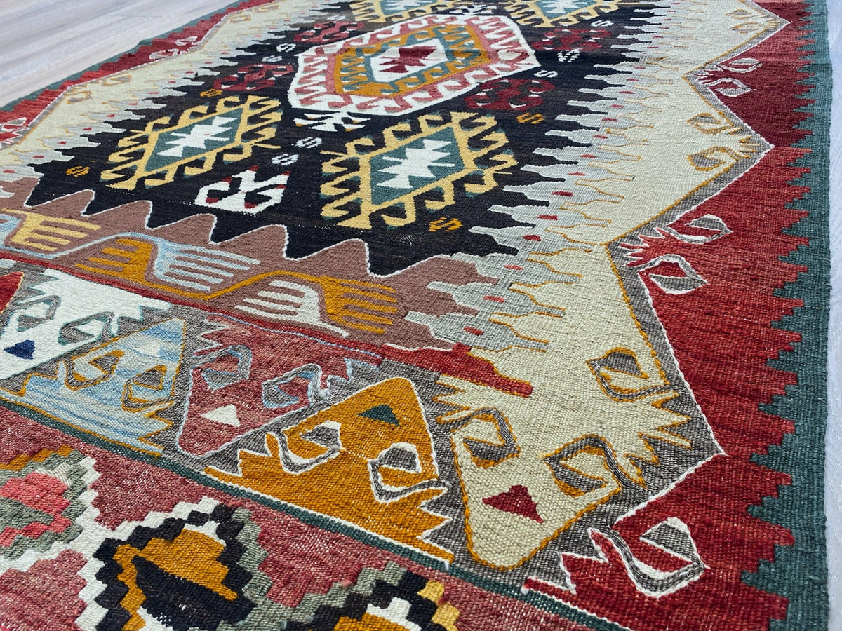 Vintage Yarn Kilim Rug