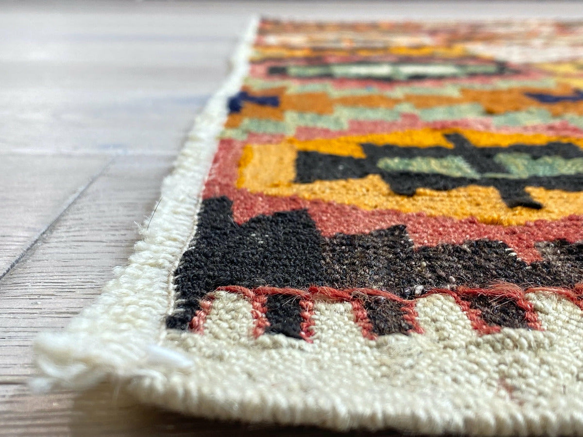 Vintage Yarn Kilim Rug