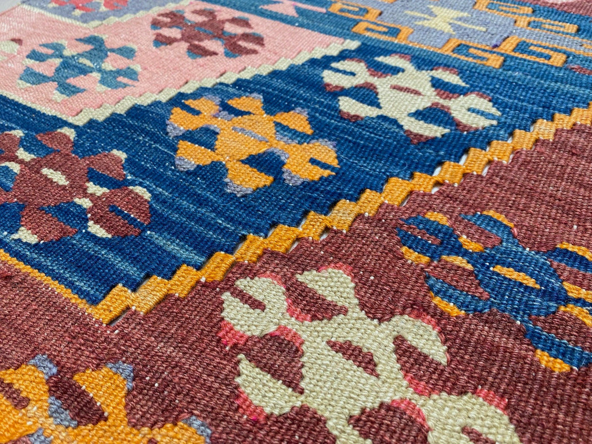 Vintage Yarn Kilim Rug