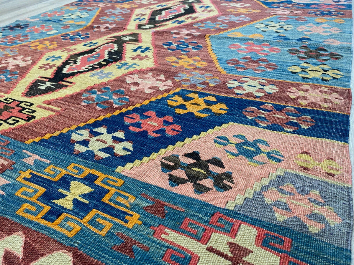 Vintage Yarn Kilim Rug