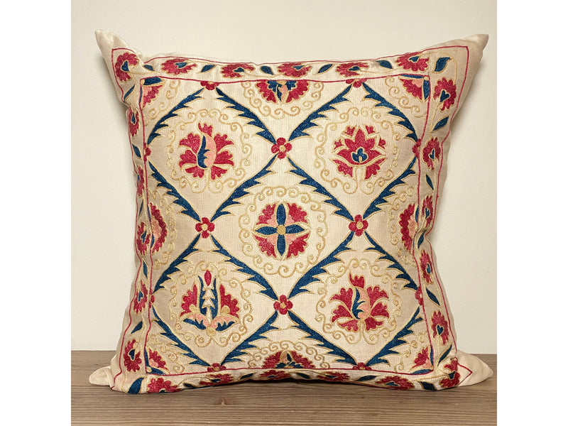 Fine Suzani Silk Cushion